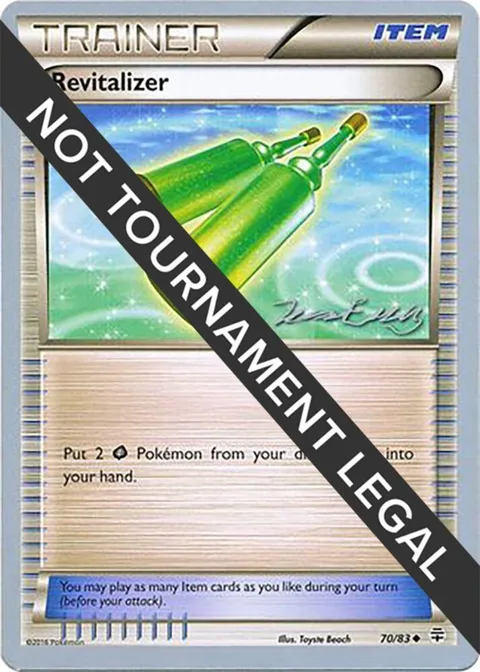 Revitalizer - 2016 Jesper Eriksen #70/83 Pokémon card from World Championship Decks