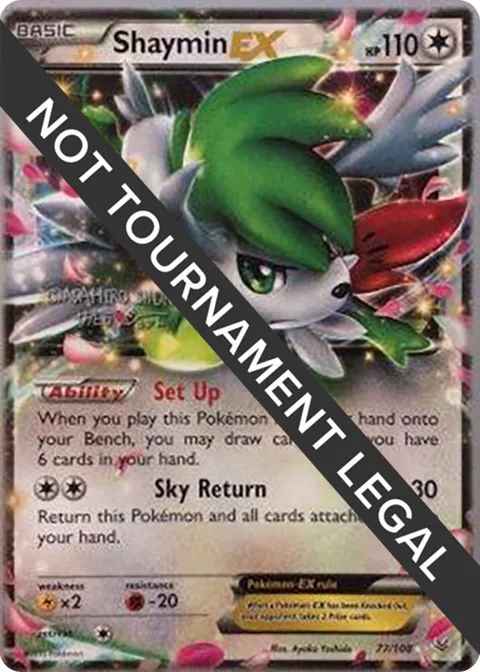 Shaymin EX - 2016 Shunto Sadahiro #77/108 Pokémon card from World Championship Decks