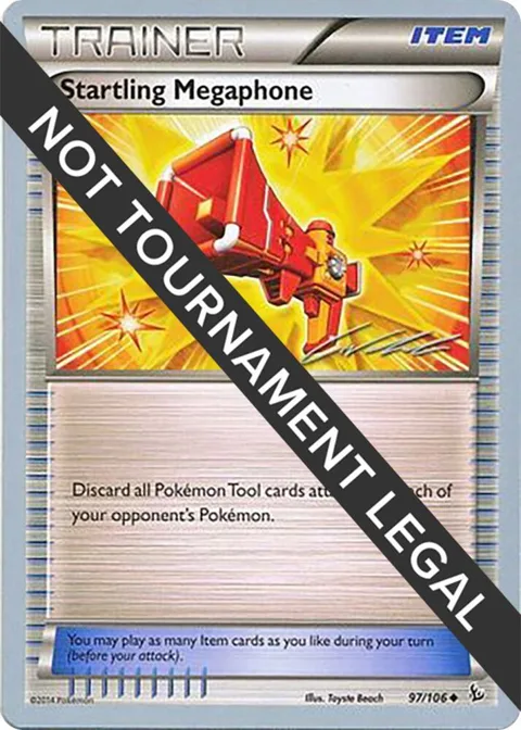 Startling Megaphone - 2016 Cody Walinski #97/106 Pokémon card from World Championship Decks