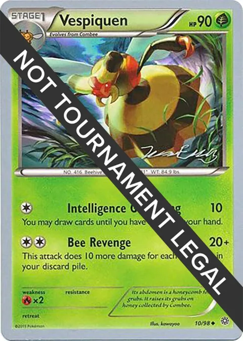 Vespiquen - 2016 Jesper Eriksen #10/98 Pokémon card from World Championship Decks