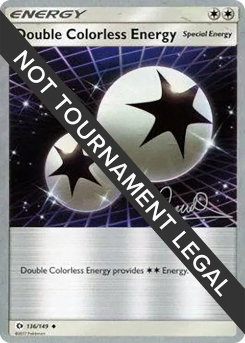 Double Colorless Energy - 2017 Diego Cassiraga #136/149 Pokémon card from World Championship Decks