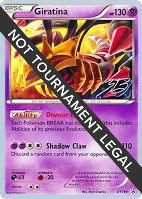 Giratina - 2017 Zachary Bokhari #XY184 Pokémon card from World Championship Decks