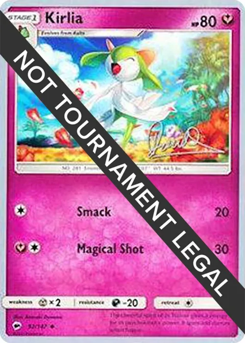Kirlia - 2017 Diego Cassiraga #92/147 Pokémon card from World Championship Decks