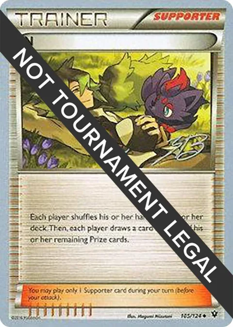 N - 2017 Zachary Bokhari #105/124 Pokémon card from World Championship Decks
