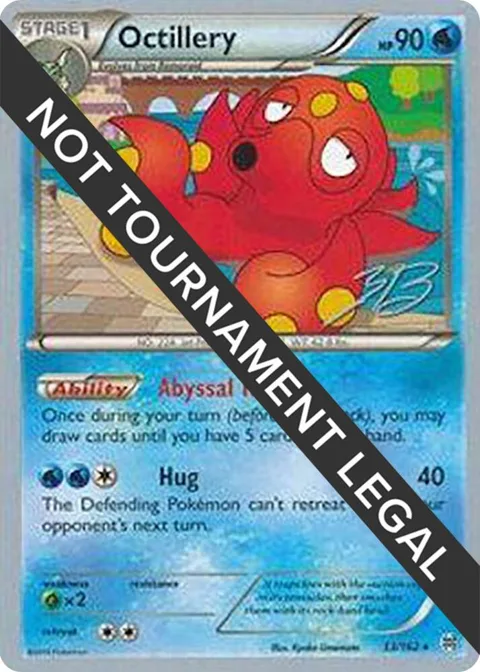 Octillery - 2017 Zachary Bokhari #33/162 Pokémon card from World Championship Decks