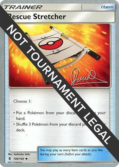 Rescue Stretcher - 2017 Diego Cassiraga #130/145 Pokémon card from World Championship Decks