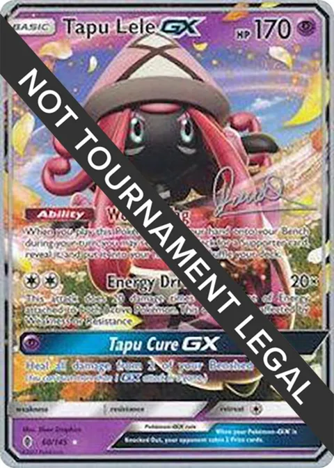 Tapu Lele GX - 2017 Diego Cassiraga #60/145 Pokémon card from World Championship Decks