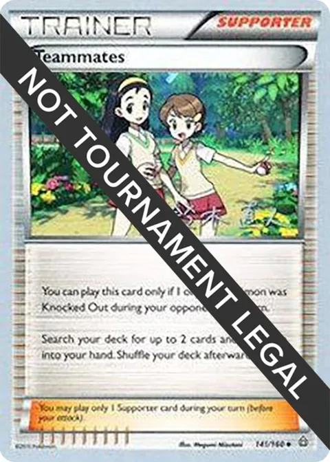 Teammates - 2017 Naoto Suzuki #141/160 Pokémon card from World Championship Decks