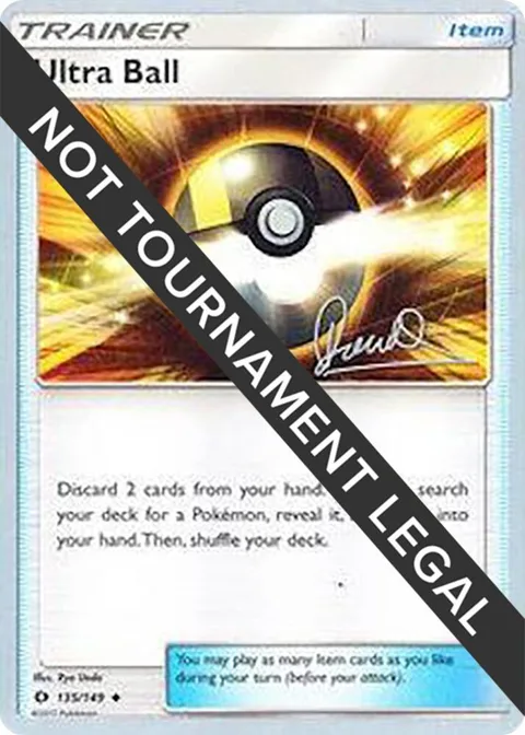 Ultra Ball - 2017 Diego Cassiraga #135/124 Pokémon card from World Championship Decks