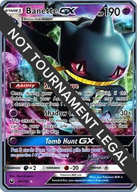 Banette GX - 2018 Magnus Pedersen #66/168 Pokémon card from World Championship Decks