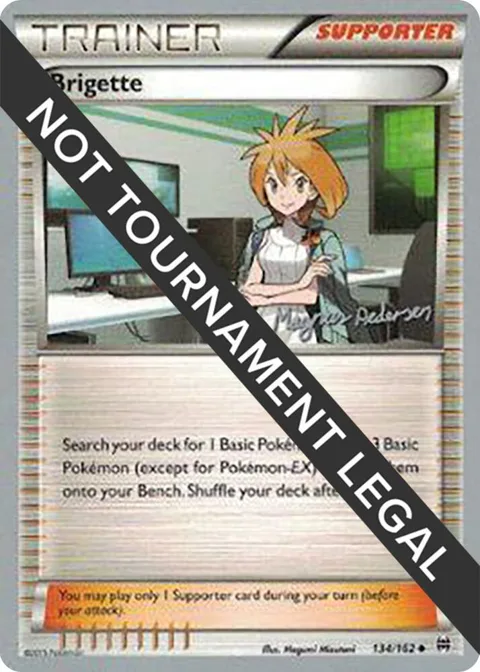 Brigette - 2018 Magnus Pedersen #134/162 Pokémon card from World Championship Decks