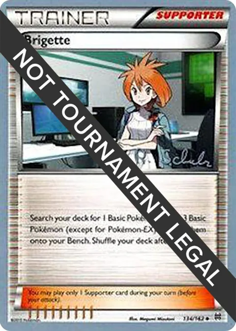 Brigette - 2018 Robin Schulz #134/162 Pokémon card from World Championship Decks
