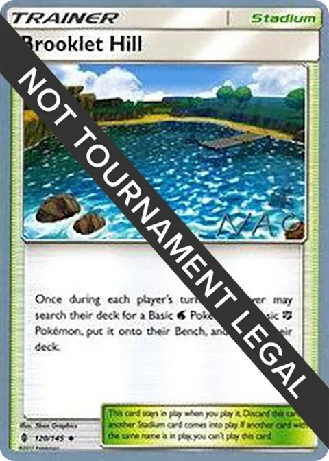 Brooklet Hill - 2018 Naohito Inoue #120/145 Pokémon card from World Championship Decks