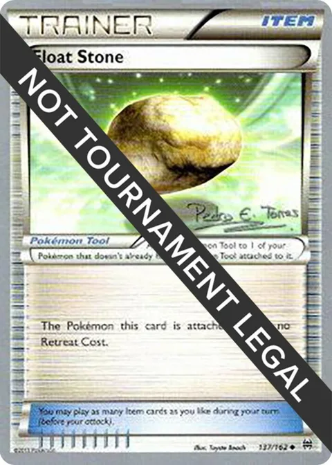 Float Stone - 2018 Pedro Eugenio Torres #137/162 Pokémon card from World Championship Decks