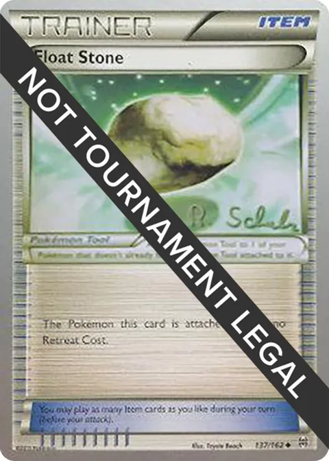 Float Stone - 2018 Robin Schulz #137/162 Pokémon card from World Championship Decks