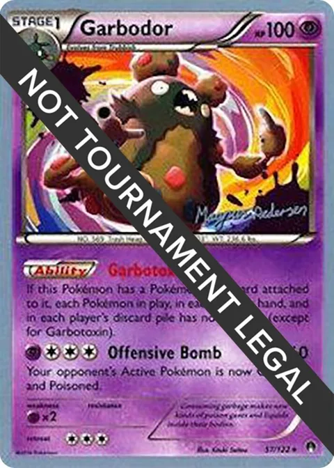 Garbodor 57 - 2018 Magnus Pedersen #57/122 Pokémon card from World Championship Decks