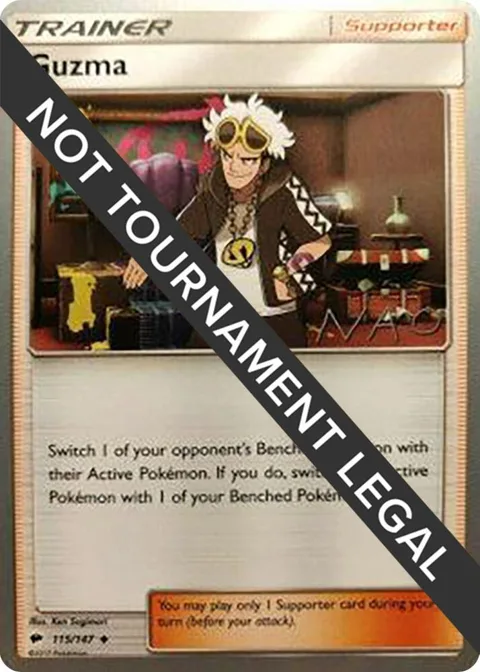 Guzma - 2018 Naohito Inoue #115/147 Pokémon card from World Championship Decks