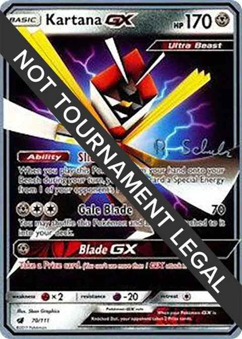 Kartana GX - 2018 Robin Schulz #70/111 Pokémon card from World Championship Decks