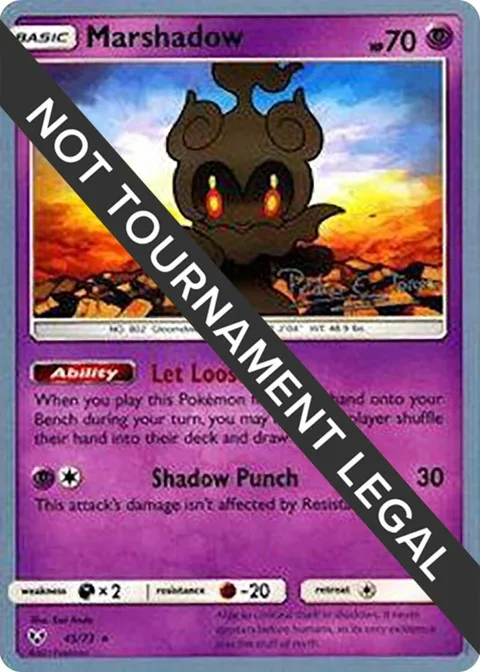 Marshadow - 2018 Pedro Eugenio Torres #45/73 Pokémon card from World Championship Decks
