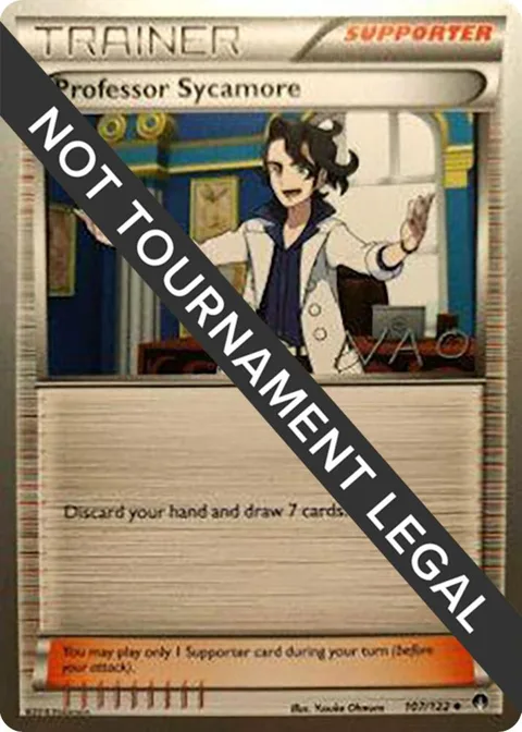Professor Sycamore - 2018 Naohito Inoue #107/122 Pokémon card from World Championship Decks