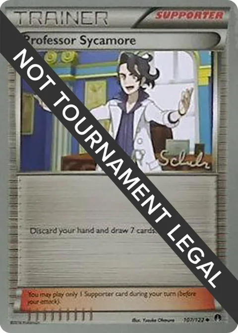 Professor Sycamore - 2018 Robin Schulz #107/122 Pokémon card from World Championship Decks