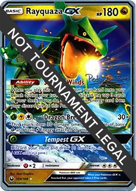 Rayquaza GX - 2018 Pedro Eugenio Torres #109/168 Pokémon card from World Championship Decks