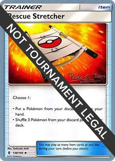 Rescue Stretcher - 2018 Pedro Eugenio Torres #130/145 Pokémon card from World Championship Decks