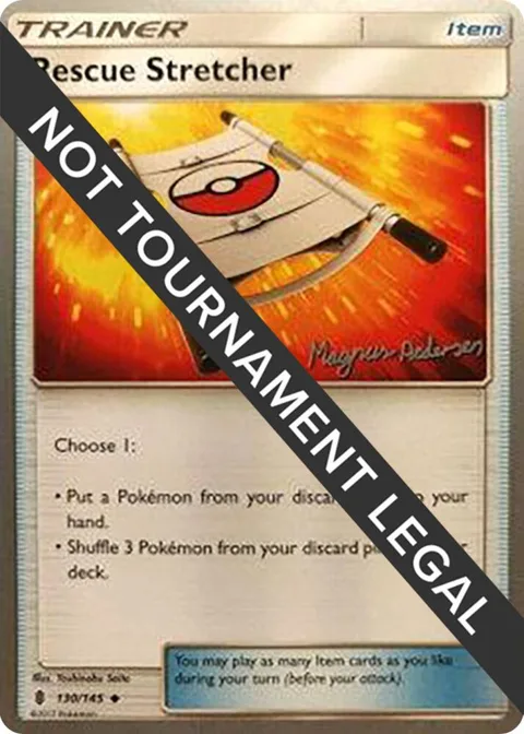Rescue Stretcher - 2018 Magnus Pedersen #130/145 Pokémon card from World Championship Decks