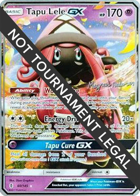 Tapu Lele GX - 2018 Magnus Pedersen #60/145 Pokémon card from World Championship Decks