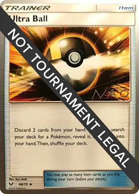 Ultra Ball - 2018 Naohito Inoue #68/73 Pokémon card from World Championship Decks