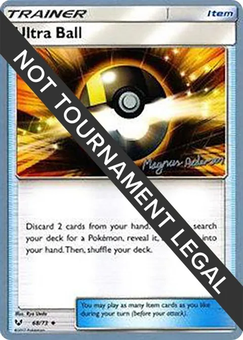 Ultra Ball - 2018 Magnus Pedersen #68/73 Pokémon card from World Championship Decks