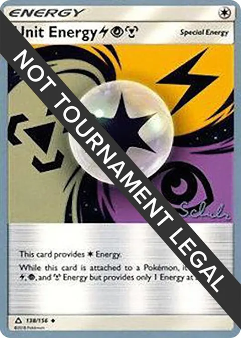 Unit Energy LPM - 2018 Robin Schulz #138/156 Pokémon card from World Championship Decks