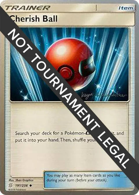 Cherish Ball - 2019 Kaya Lichtleitner #191/236 Pokémon card from World Championship Decks