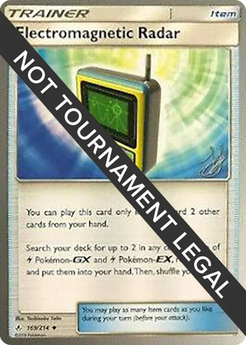 Electromagnetic Radar - 2019 Henry Brand #169/214 Pokémon card from World Championship Decks