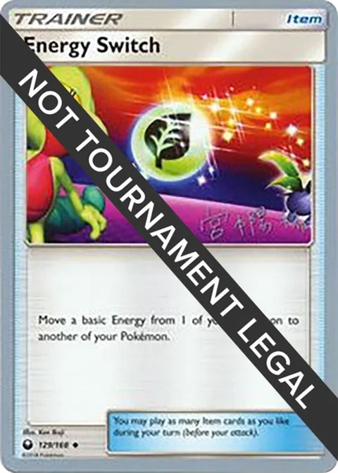 Energy Switch - 2019 Haruki Miyamoto #129/168 Pokémon card from World Championship Decks