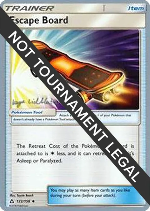 Escape Board - 2019 Kaya Lichtleitner #122/156 Pokémon card from World Championship Decks