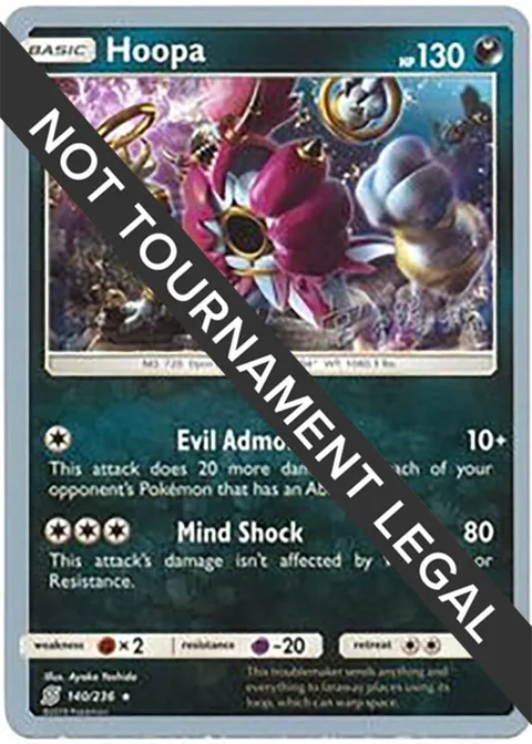 Hoopa - 2019 Haruki Miyamoto #140/236 Pokémon card from World Championship Decks