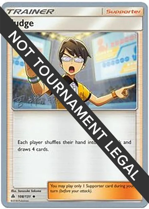 Judge - 2019 Haruki Miyamoto #108/131 Pokémon card from World Championship Decks