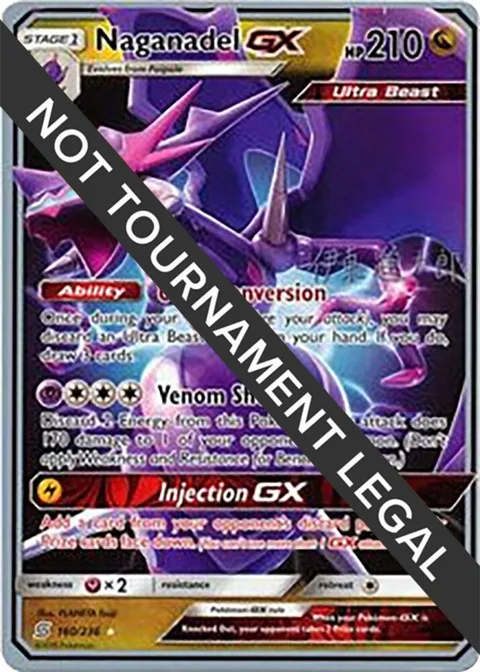 Naganadel GX - 2019 Shintaro Ito #160/236 Pokémon card from World Championship Decks