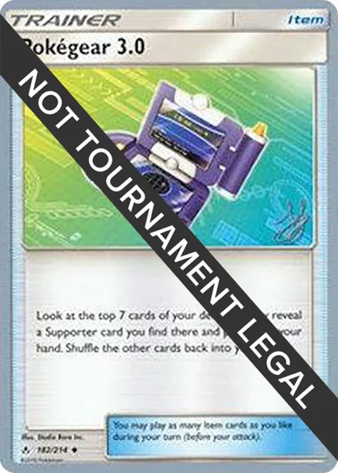 Pokegear 3.0 - 2019 Henry Brand #182/214 Pokémon card from World Championship Decks