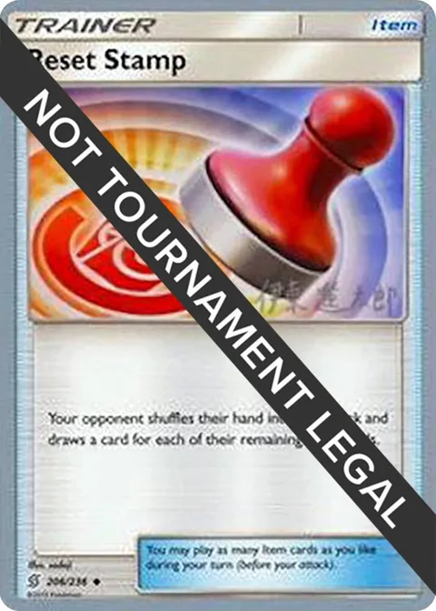 Reset Stamp - 2019 Shintaro Ito #206/236 Pokémon card from World Championship Decks