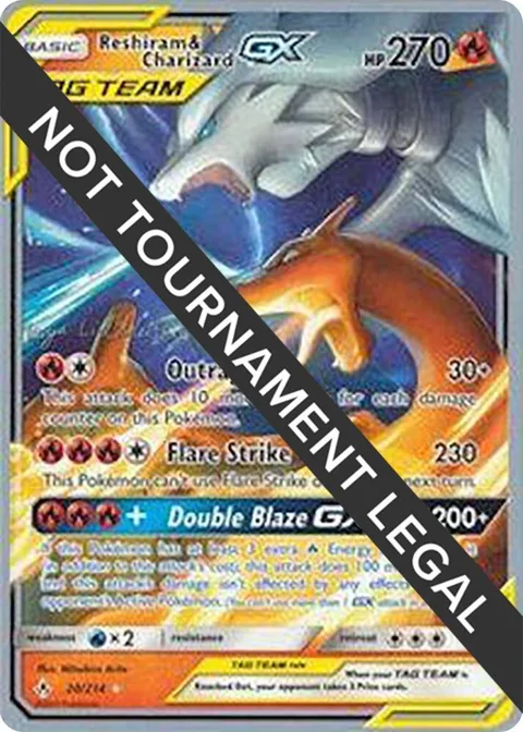 Reshiram & Charizard GX - 2019 Kaya Lichtleitner #20/214 Pokémon card from World Championship Decks