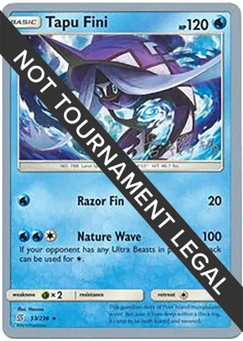 Tapu Fini - 2019 Haruki Miyamoto #53/236 Pokémon card from World Championship Decks