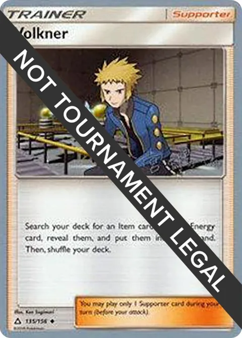 Volkner - 2019 Haruki Miyamoto #135/156 Pokémon card from World Championship Decks