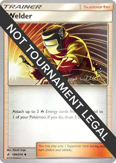 Welder - 2019 Kaya Lichtleitner #189/214 Pokémon card from World Championship Decks