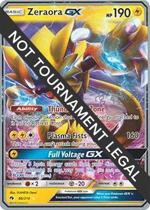 Zeraora GX - 2019 Haruki Miyamoto #86/214 Pokémon card from World Championship Decks