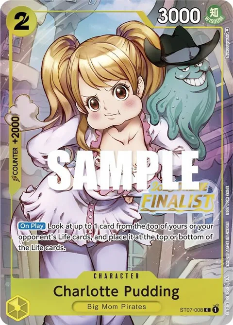 Charlotte Pudding Online Regional 2023 [Finalist] ST07-008 One Piece card from One Piece Promotion Cards
