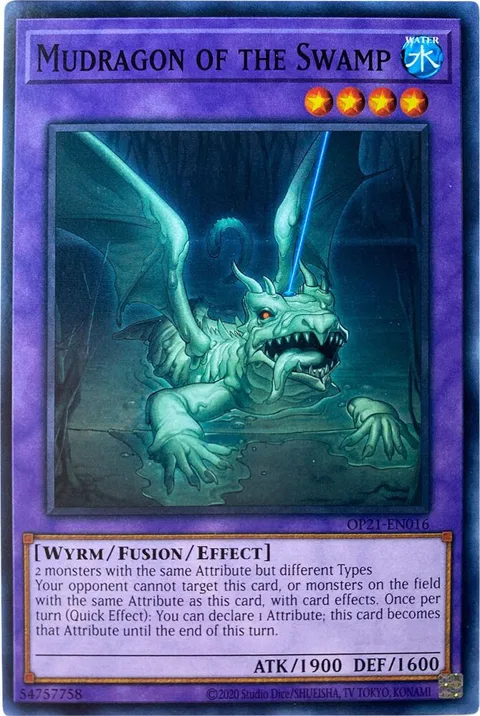 Mudragon of the Swamp OP21-EN016 Yu-Gi-Oh card from OTS Tournament Pack 21