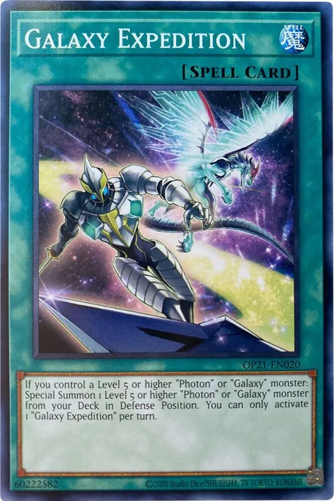 Galaxy Expedition OP21-EN020 Yu-Gi-Oh card from OTS Tournament Pack 21