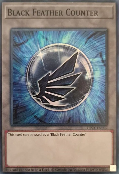 Black Feather Counter OP21-EN027 Yu-Gi-Oh card from OTS Tournament Pack 21